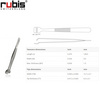 RUBIS 4寸晶元镊子42LB-4-SA 瑞士RUBIS晶片镊子4寸不锈钢镊子
