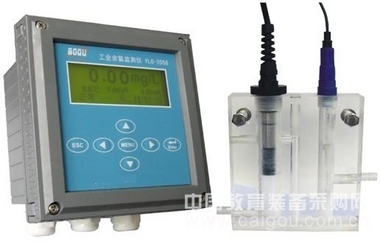 中文在线余氯分析仪/在线余氯、 HOCL、PH、温度检测仪