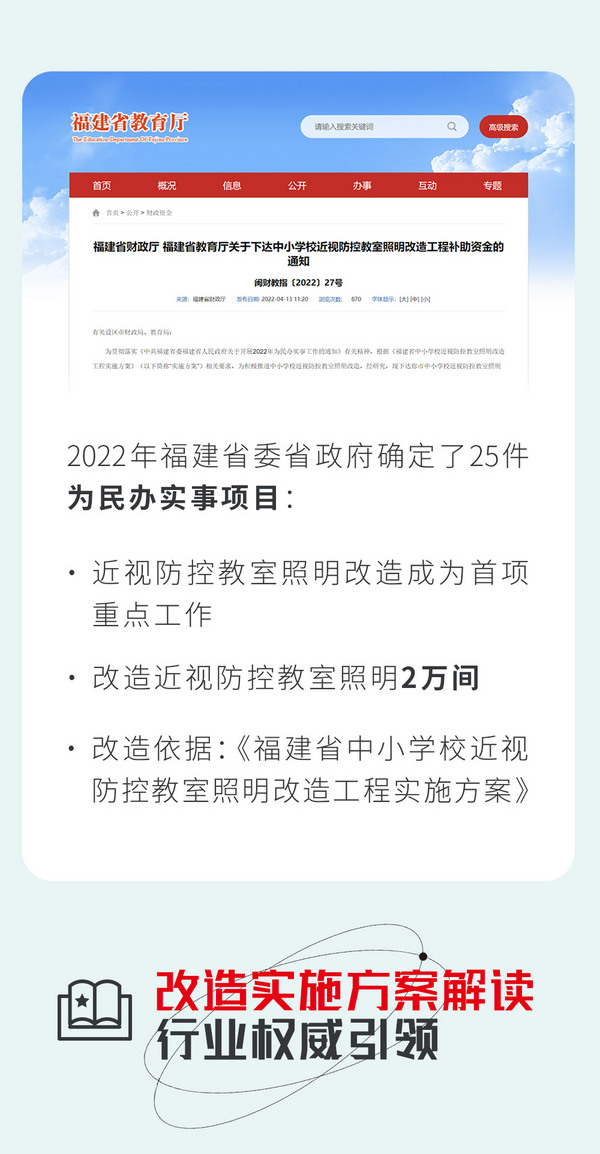 立达信真护眼-福建篇：改造六年仍达标，近视率下降5.9%-33.3%！