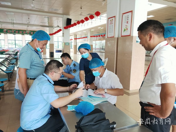合肥市廬江縣食品監管保安全 守護校園好“食”光