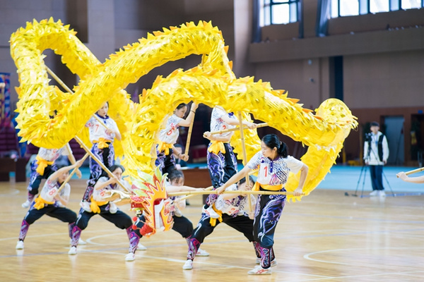龙狮争霸！广东省大学生舞龙舞狮锦标赛在珠海举行