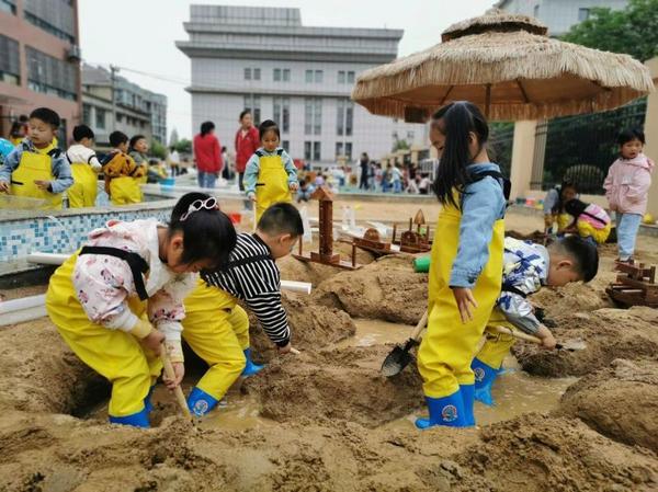 安徽當涂縣舉辦幼兒園自主游戲開放周活動