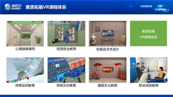 润尼尔携中小学VR+AI五大教育新产品亮相第85届教育装备展