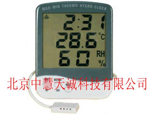 带探头大屏幕温湿度计 型号：JKTA218C