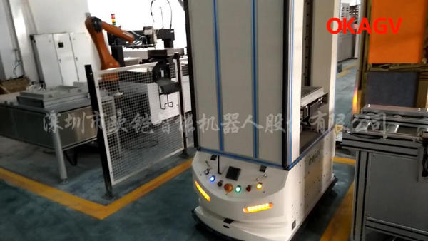 激光雙舵輪全向橫移舉升AGV