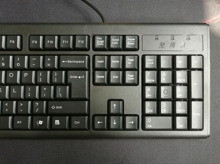 双飞燕（A4TECH)WK-100有线键盘办公家用电脑台式笔记本键盘usb口